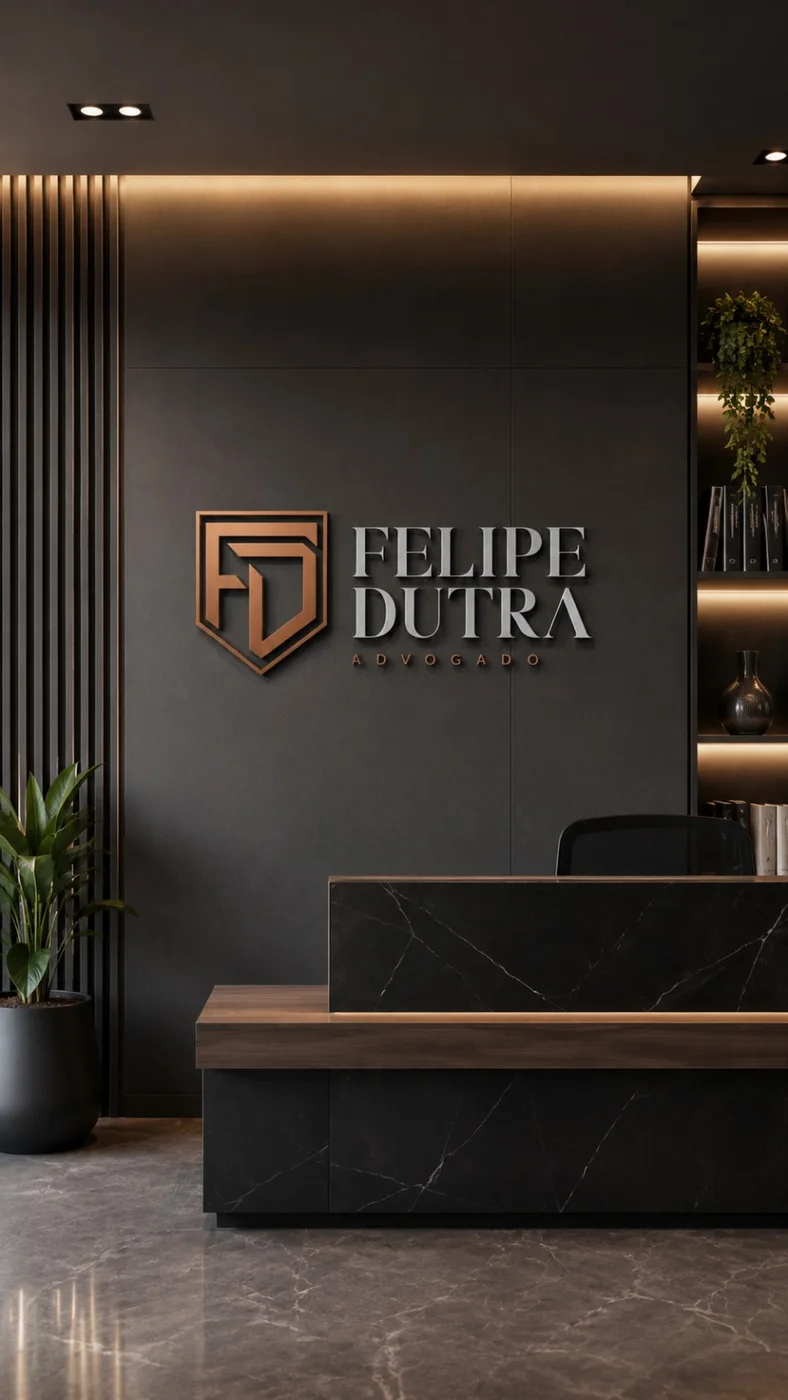 Projeto de identidade visual Felipe Dutra Advocacia